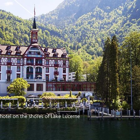 Hotel Vitznauerhof - Lifestyle Hideaway At Lake Lucerne Dış mekan fotoğraf