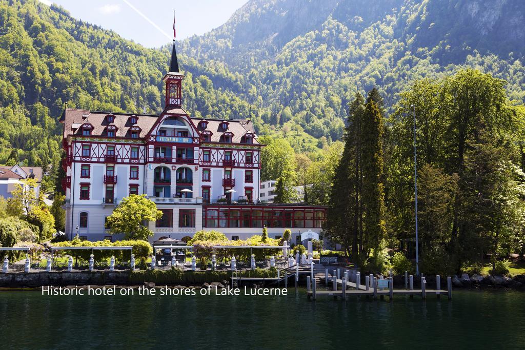 Hotel Vitznauerhof - Lifestyle Hideaway At Lake Lucerne Dış mekan fotoğraf