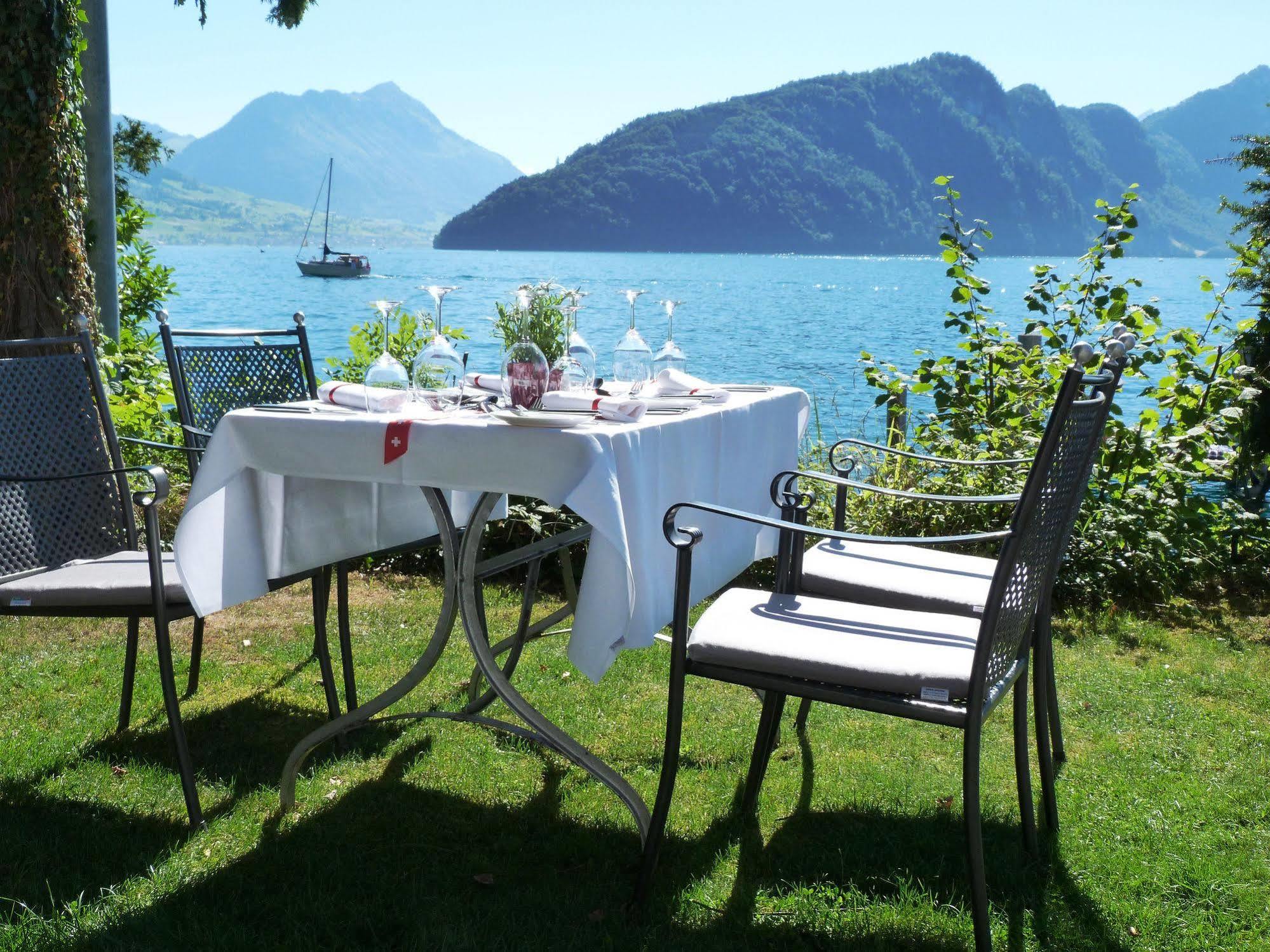 Hotel Vitznauerhof - Lifestyle Hideaway At Lake Lucerne Dış mekan fotoğraf