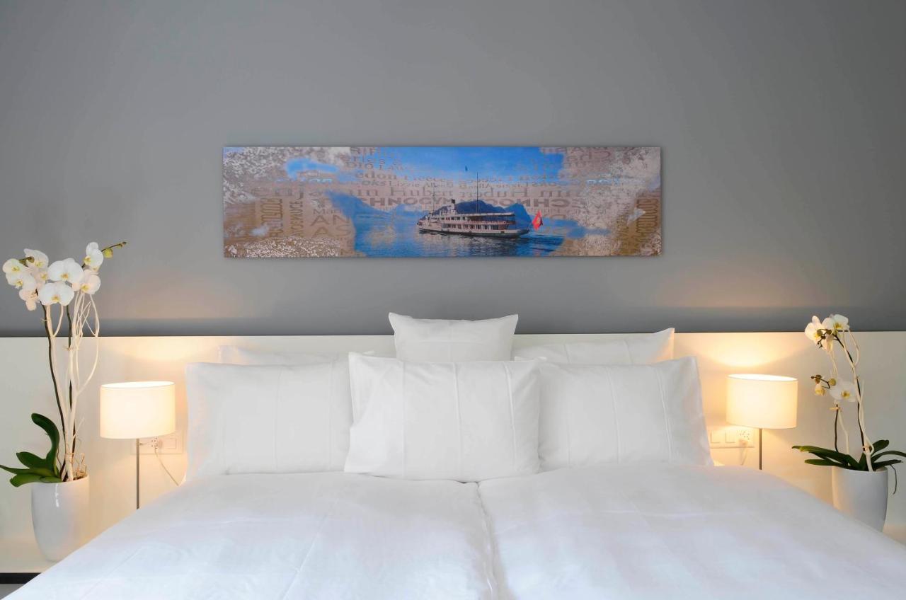 Hotel Vitznauerhof - Lifestyle Hideaway At Lake Lucerne Oda fotoğraf