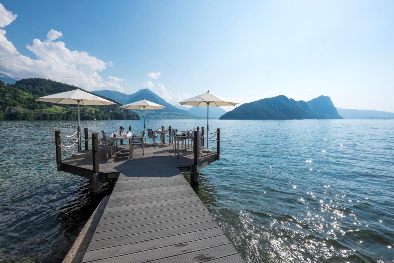 Hotel Vitznauerhof - Lifestyle Hideaway At Lake Lucerne Dış mekan fotoğraf